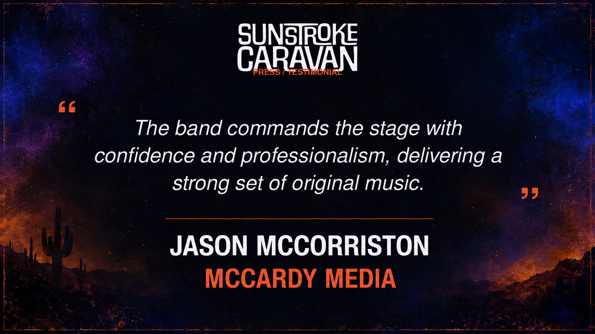 Sunstroke Caravan testimonial